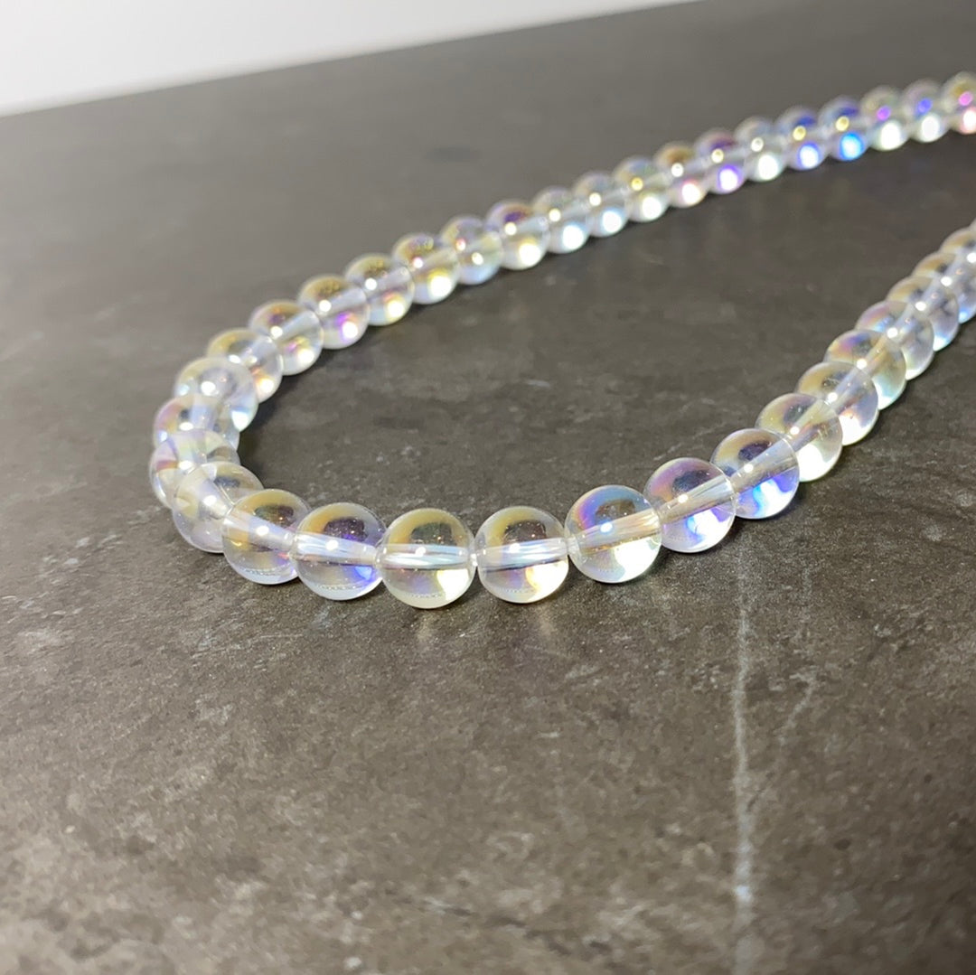 Corde de quartz aura 8 mm