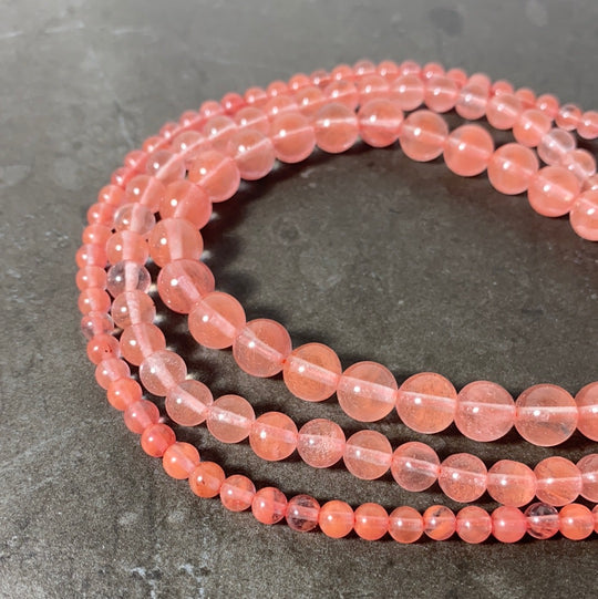 Corde quartz cerise