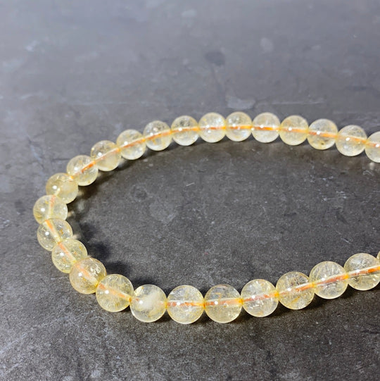Corde de citrine 8mm