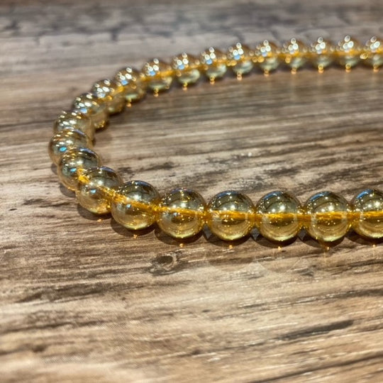 Corde de quartz aura teinté d&
